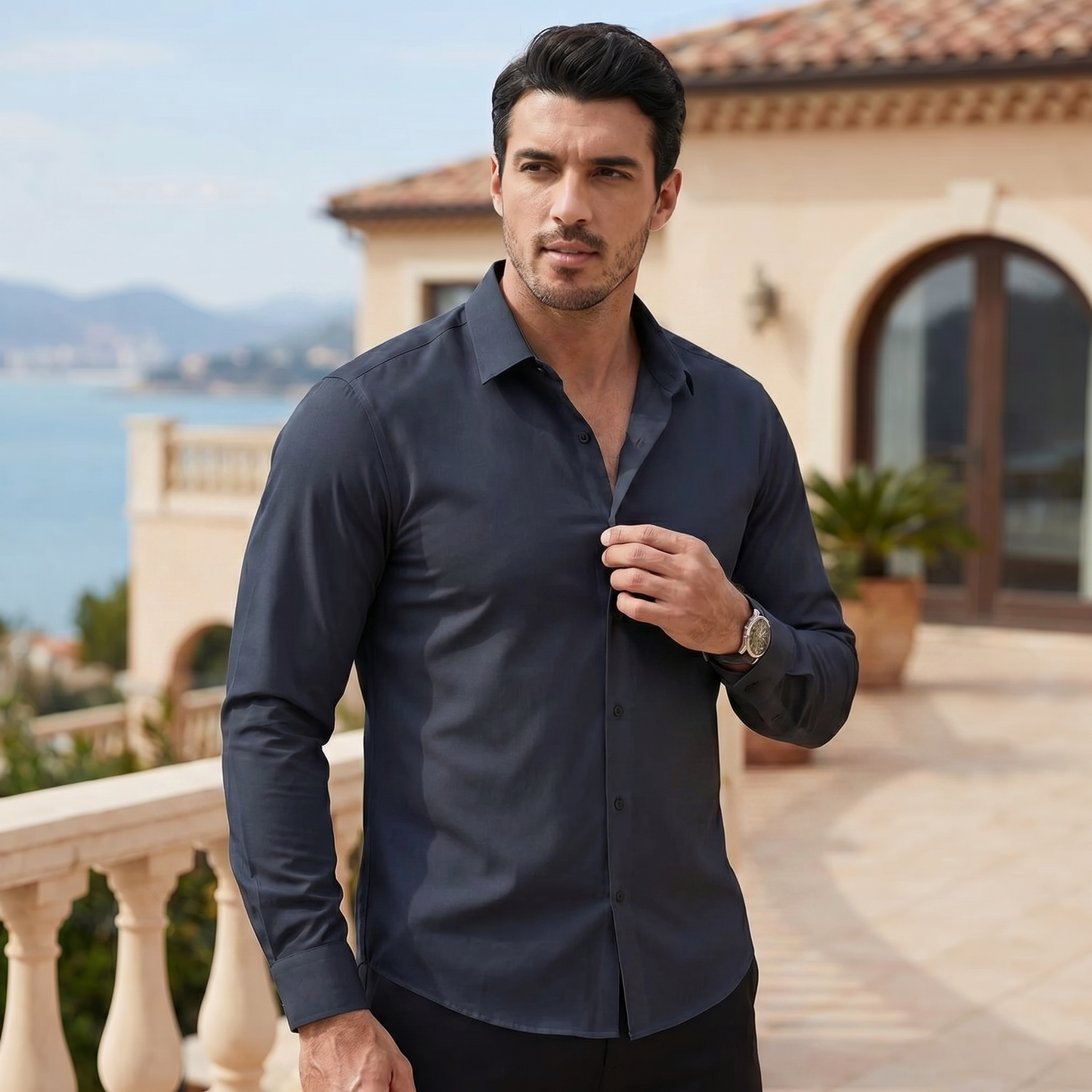 Verdora Seamless Stretch Long Sleeve Shirt